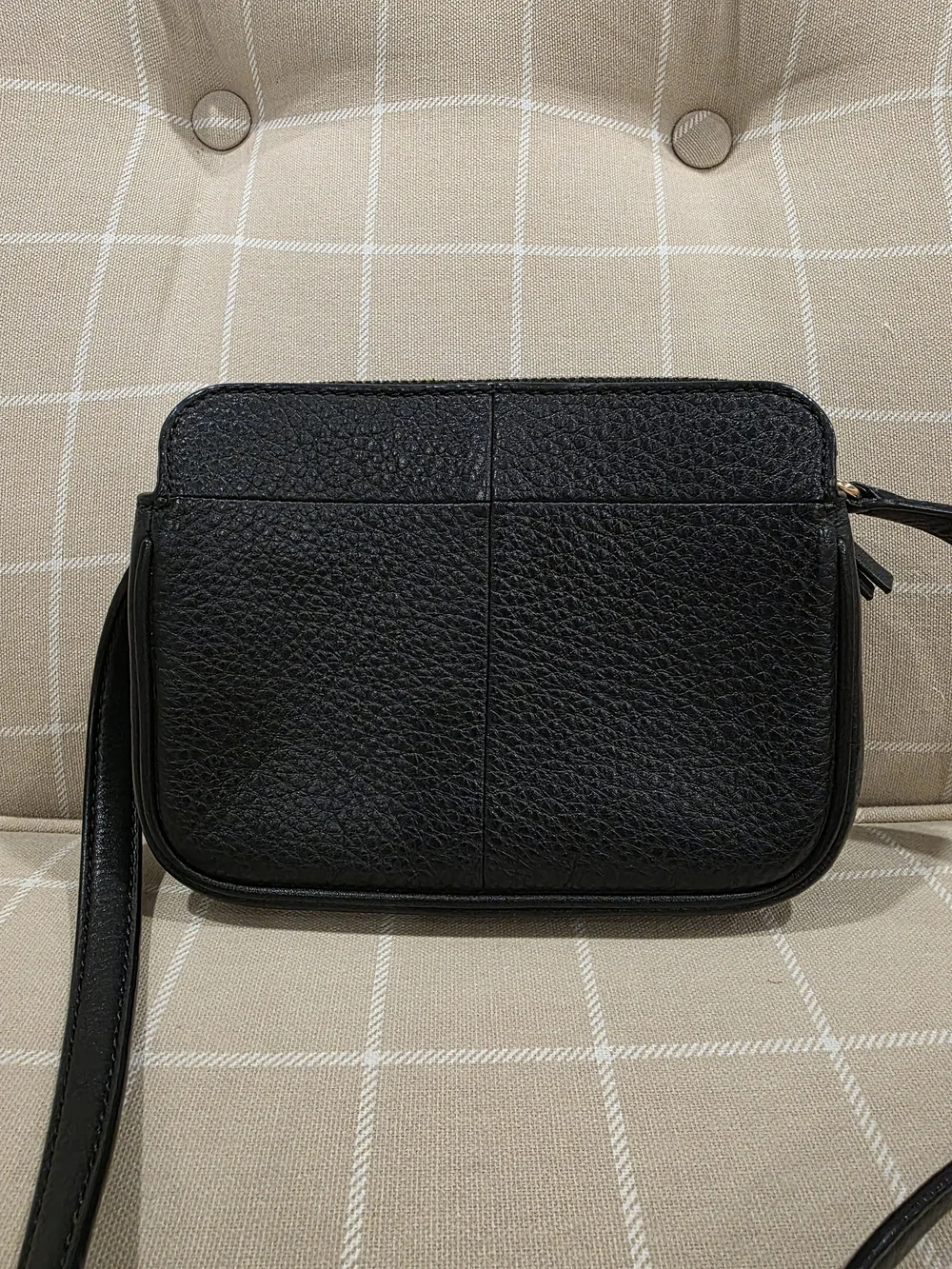 Tory Burch Black Pebbled Leather Crossbody Bag - Used Once